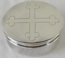 Sterling Silver Communion Pyx.